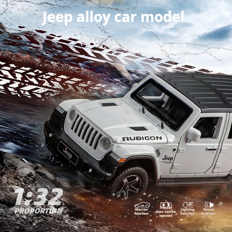 Kids Toys Jeep - Modellino in Scala 1/32 di Jeep