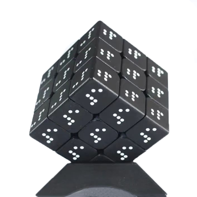 Kids Toys Unique - Braille Speed Cube 3x3x3 Puzzle educativi