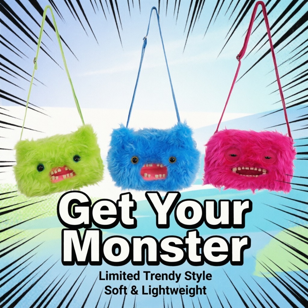 Kids Toys Hong Kong - Borsa a Tracolla in Peluche a