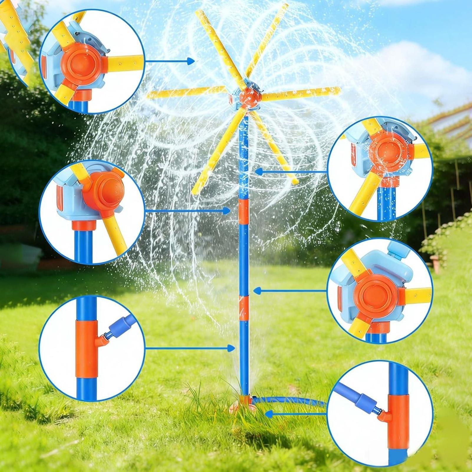 Kids Yard Toys - Irrigatore a mulino a vento per