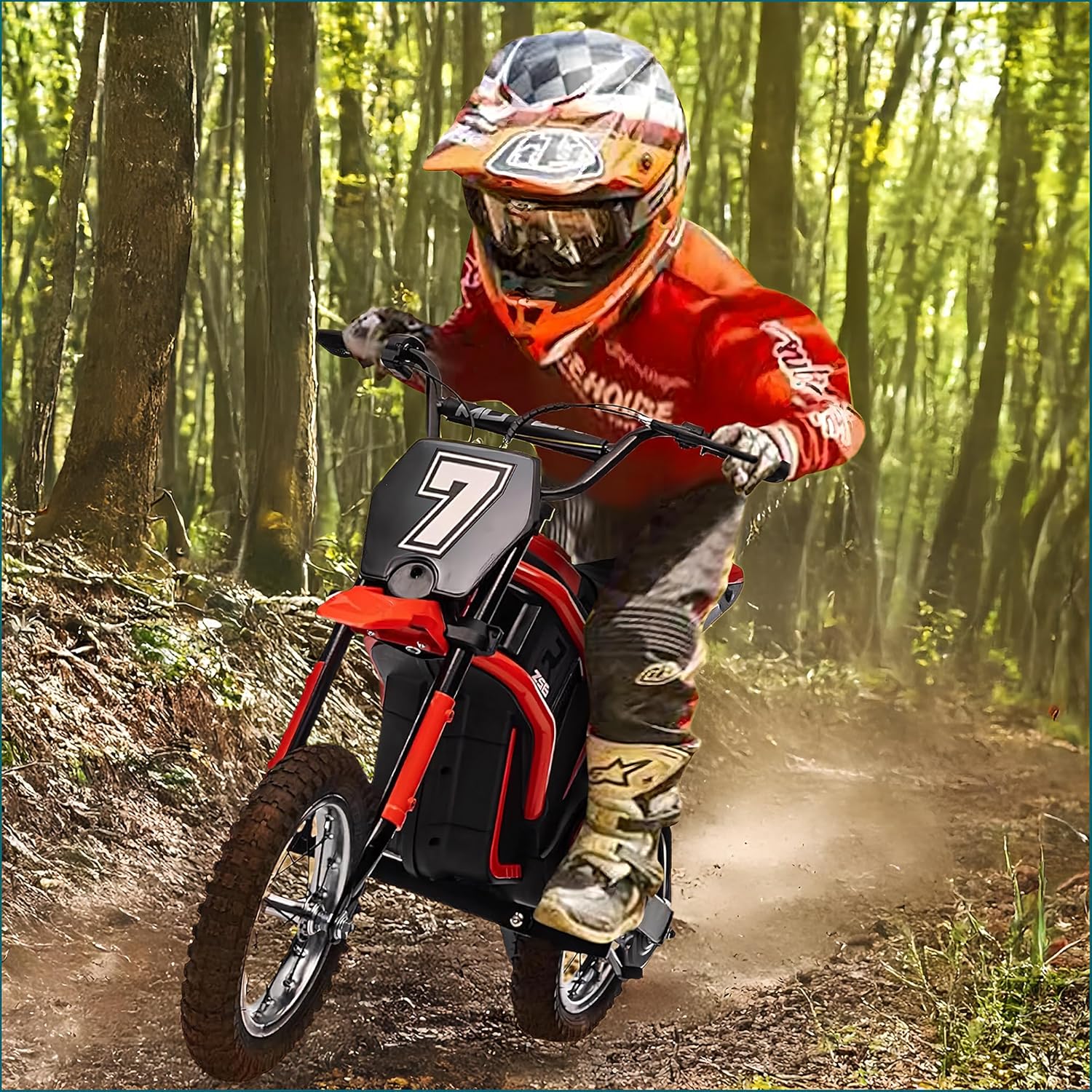 Kids Toys Cycle - Moto Elettrica per Bambini, Dirt Bike