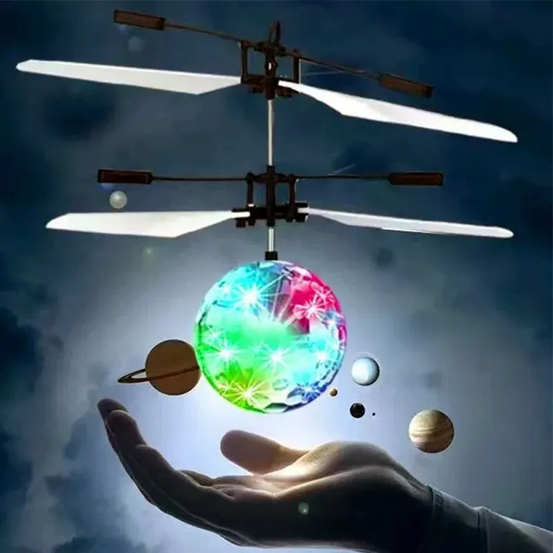 Kids Toys Unique - Sfera di Cristallo Sospesa con Luce