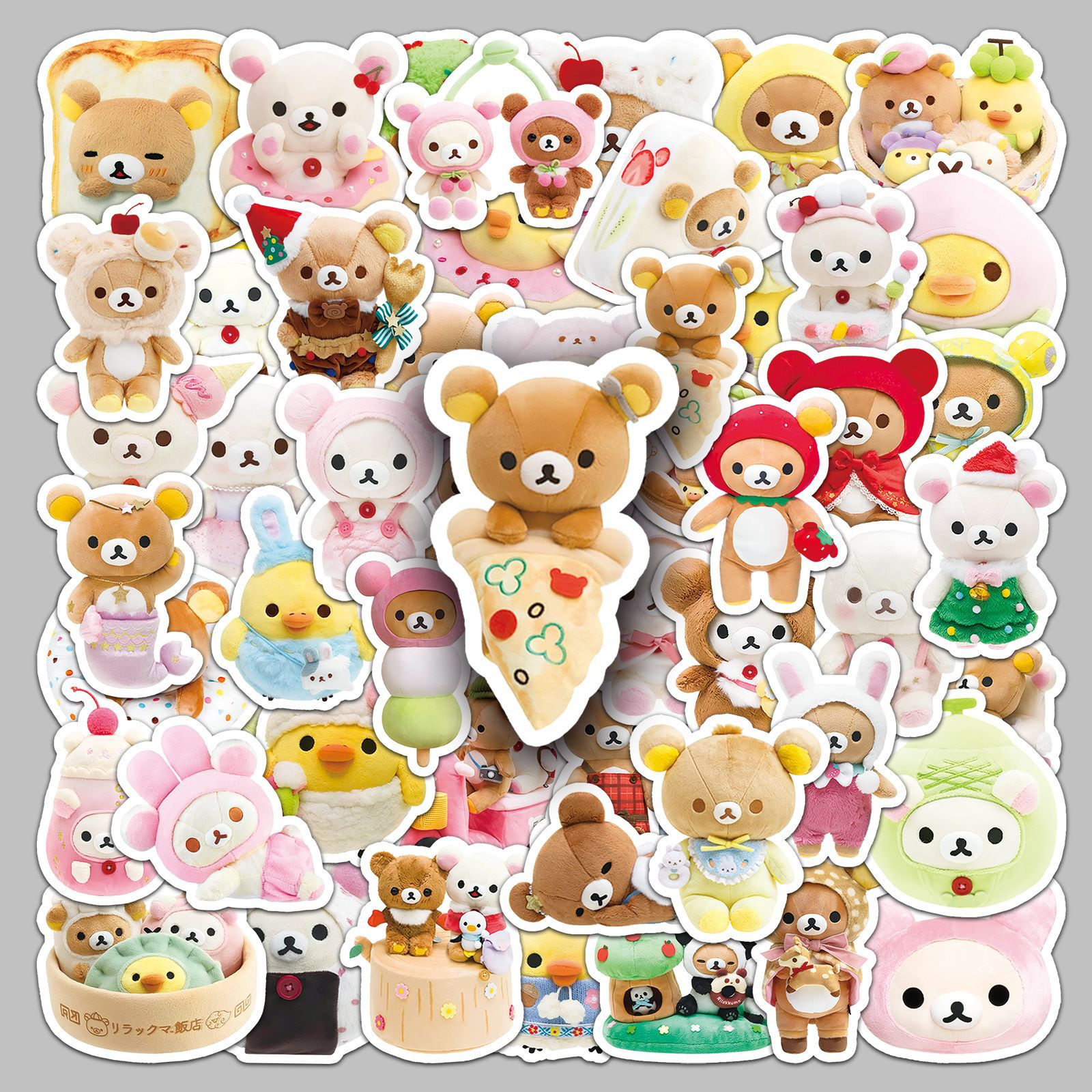 Kids Toys Laptop - 54 adesivi estetici Rilakkuma per bambini,