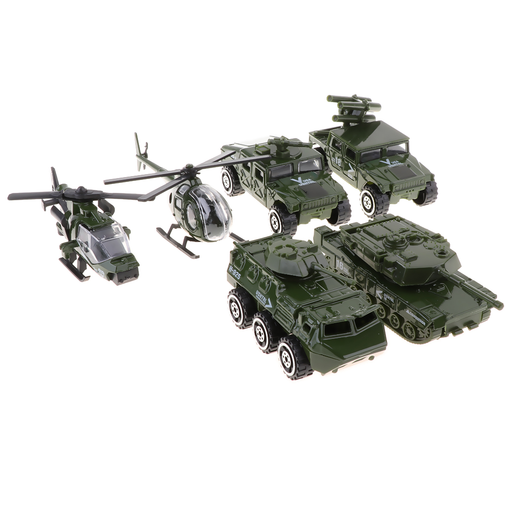 Kids Toys Jeep - 6 in 1 assortiti 1/87 veicoli