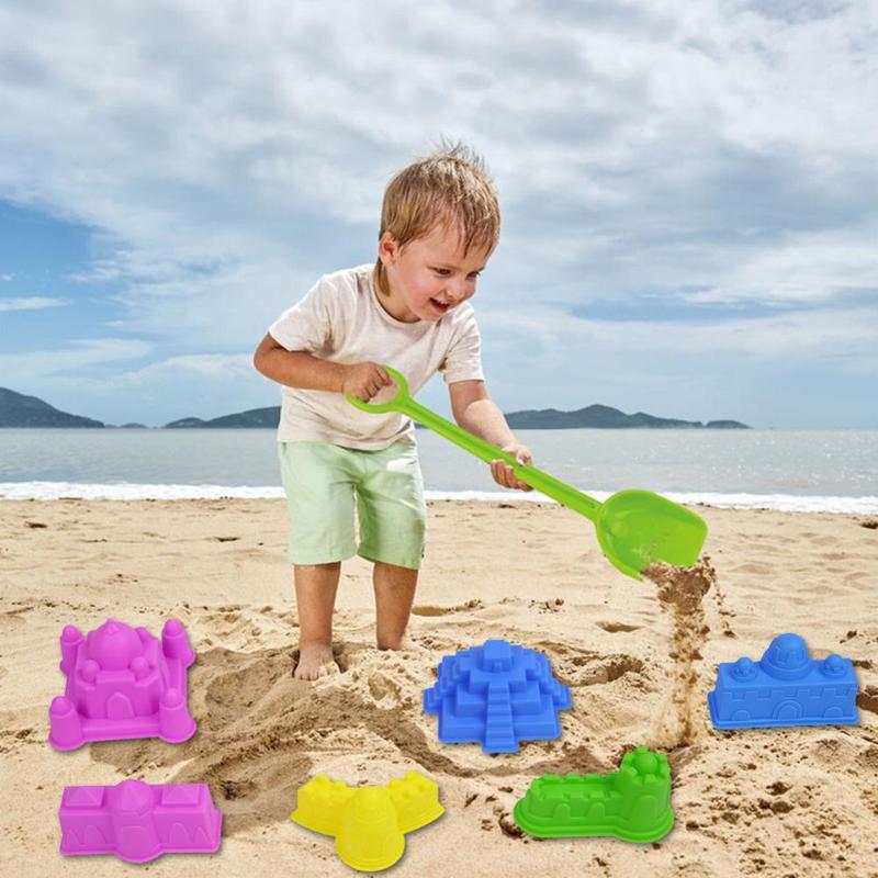 Kinetic Sand Mold - Set di 6 Giocattoli da Spiaggia,