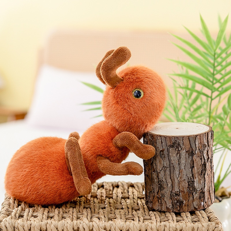 Kids Toys Unique - Peluche formica carina da 20 cm,