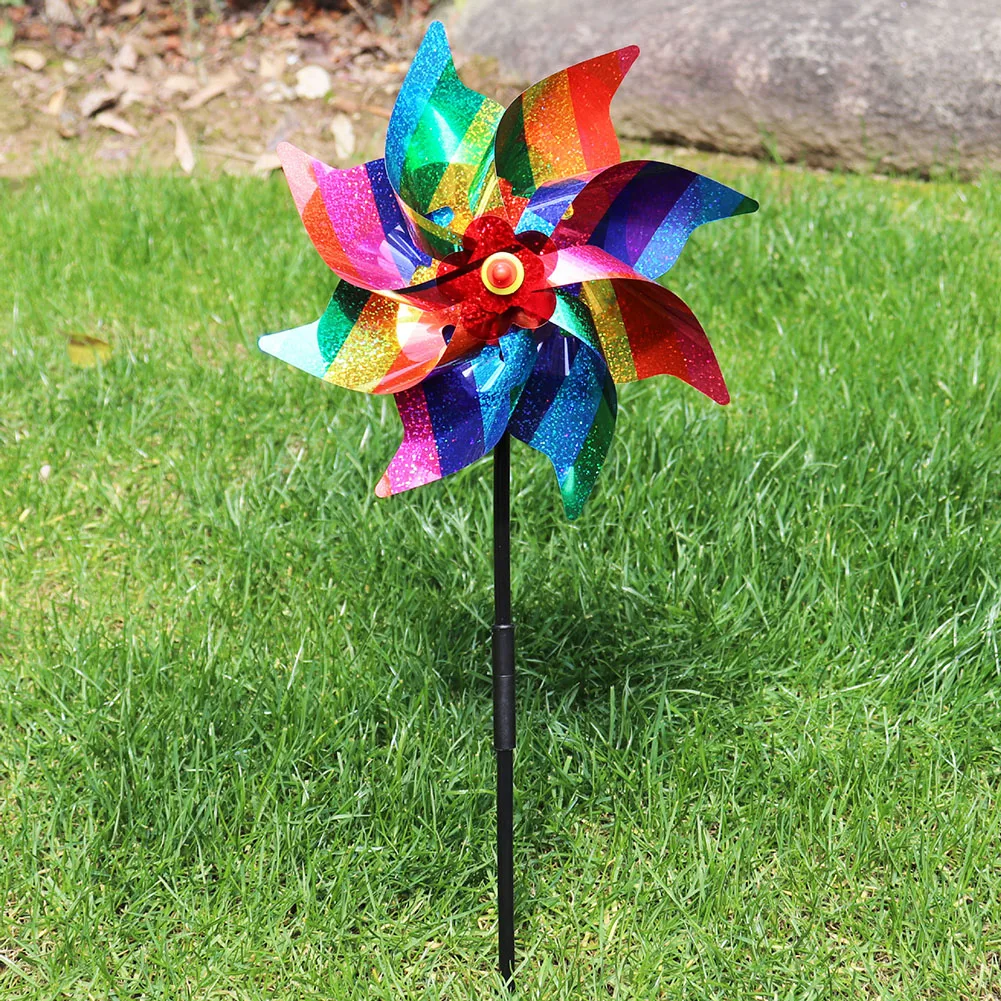 Kids Yard Toys - Mulino a vento Decorazione repellente per