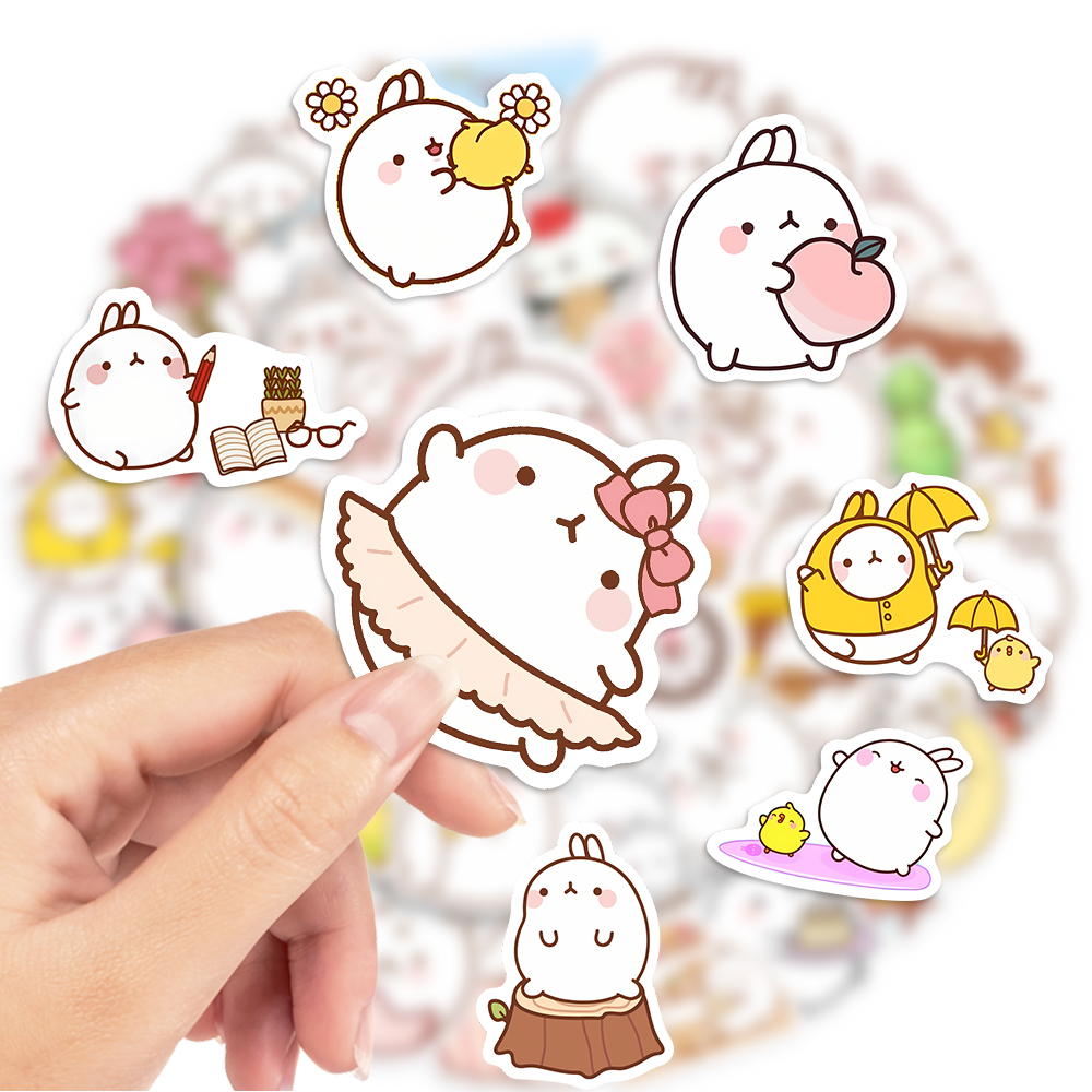 Cartoon Cute Fat Rabbit Sticke - Kids Toys Laptop recensione e prezzo