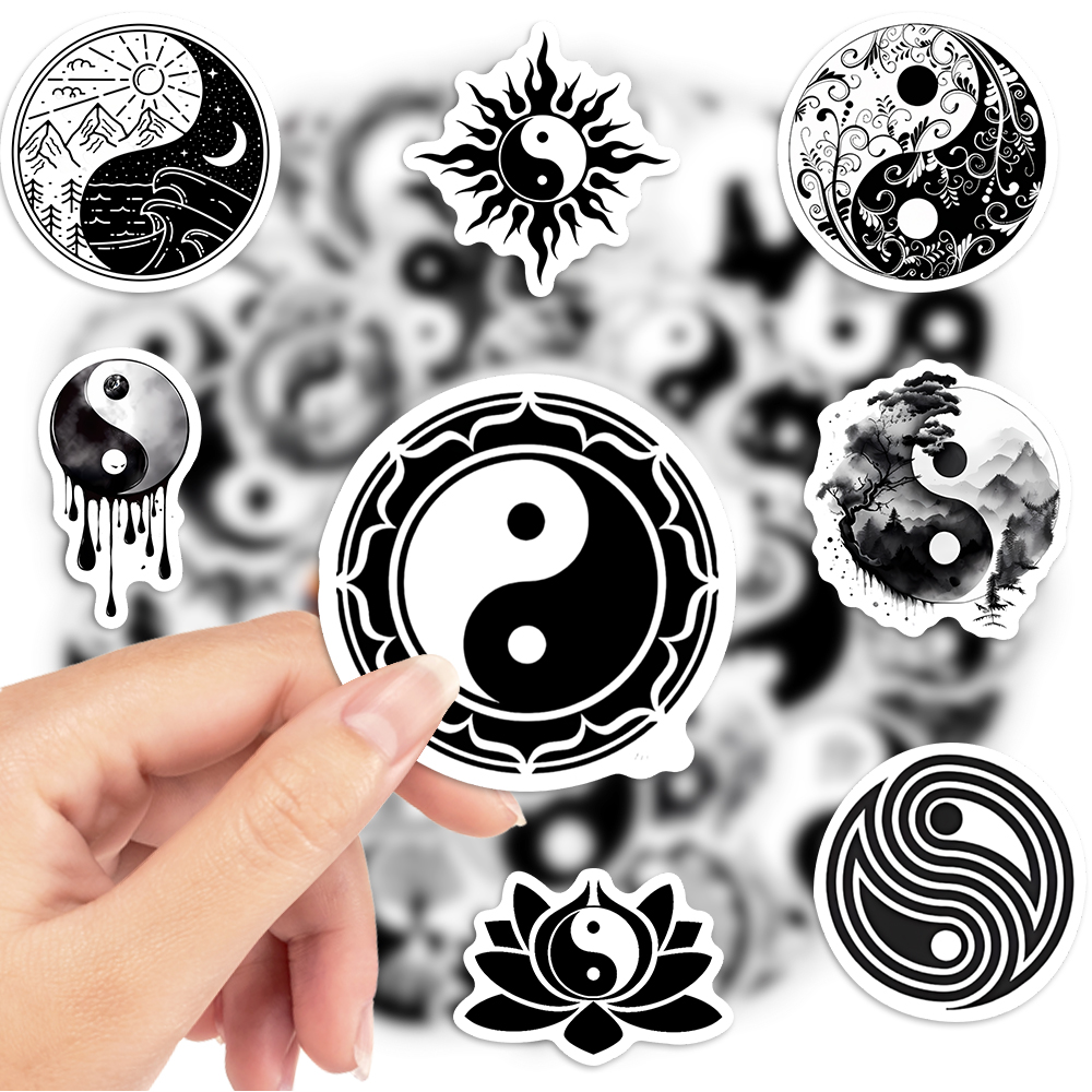 Adesivi cinesi Yin Yang Equili - Kids Toys Laptop recensione e prezzo