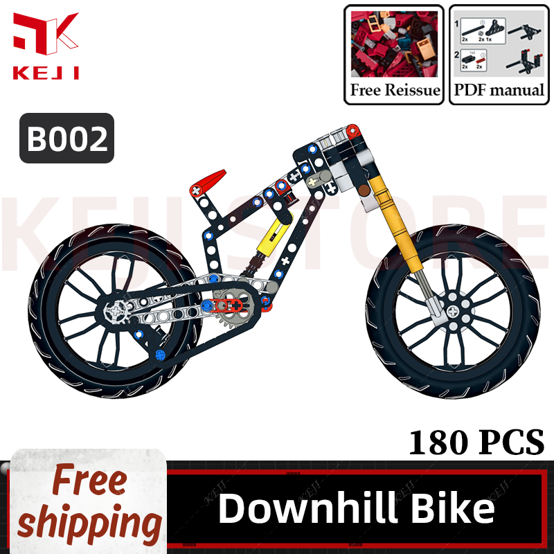 KEJI MOC Downhill Mountain Bik - Kids Toys Cycle recensione e prezzo