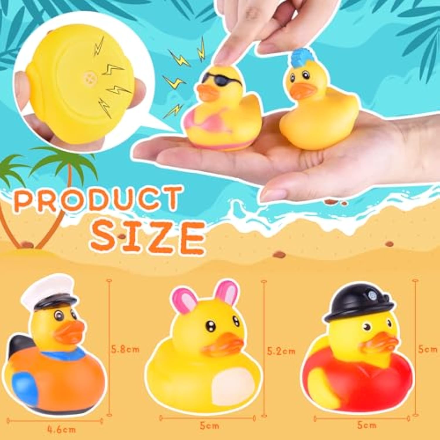 Anatre di gomma sfuse, anatre  - Kids Toys Jeep recensione e prezzo