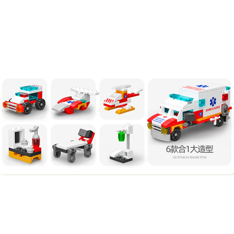 6in1 NUOVA Ambulanza Escort Ca - Kids Toys Doctor Set recensione e prezzo