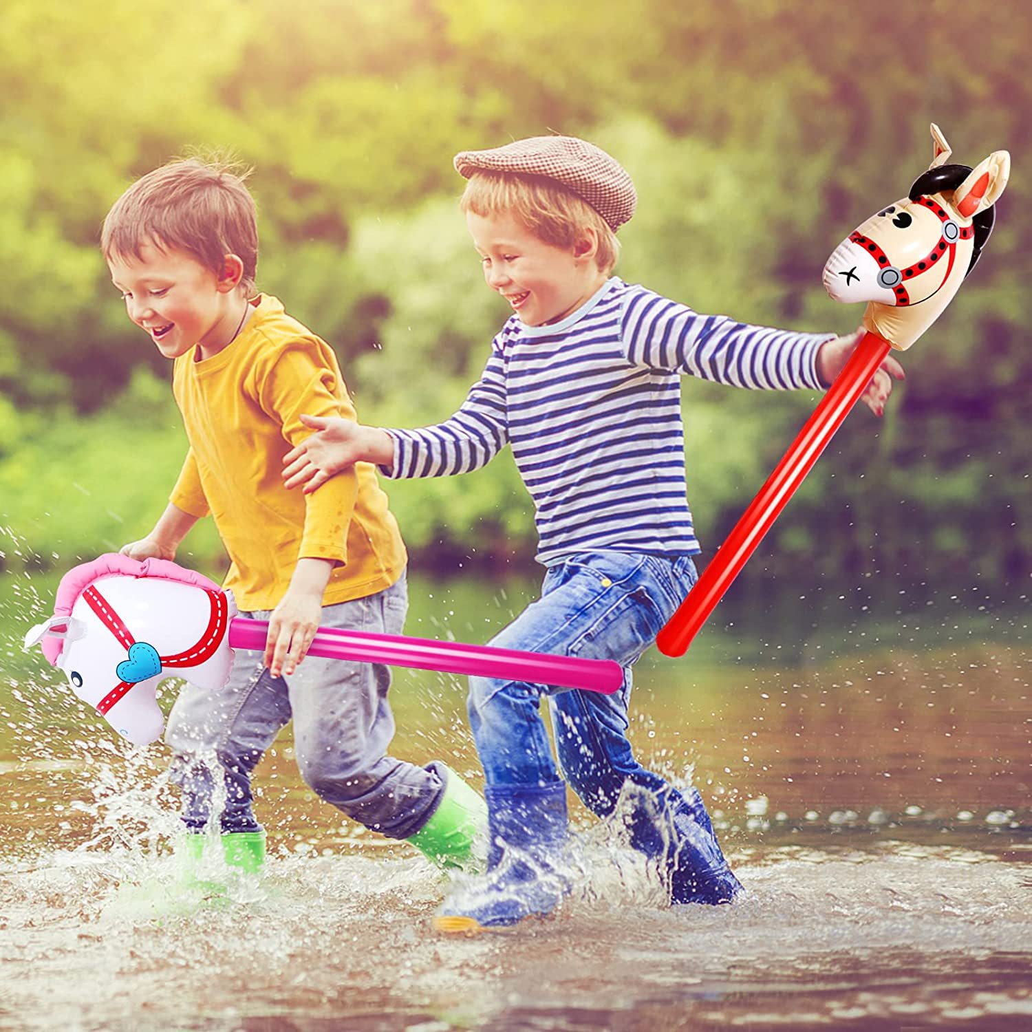 Bastone gonfiabile di testa di - Kids Toys Horse recensione e prezzo