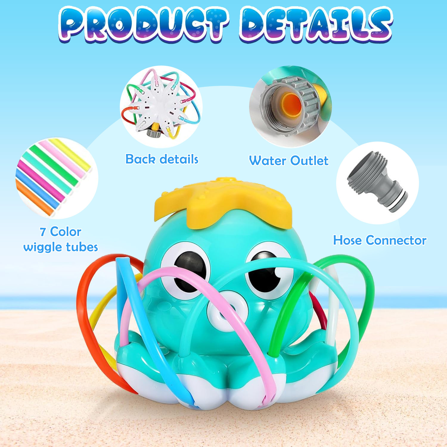 Spruzzatore di polpo Spruzzo d - Kids Yard Toys recensione e prezzo