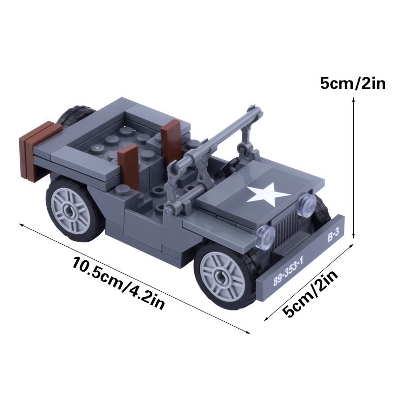 MOC WW2 militare US figure Wil - Kids Toys Jeep recensione e prezzo