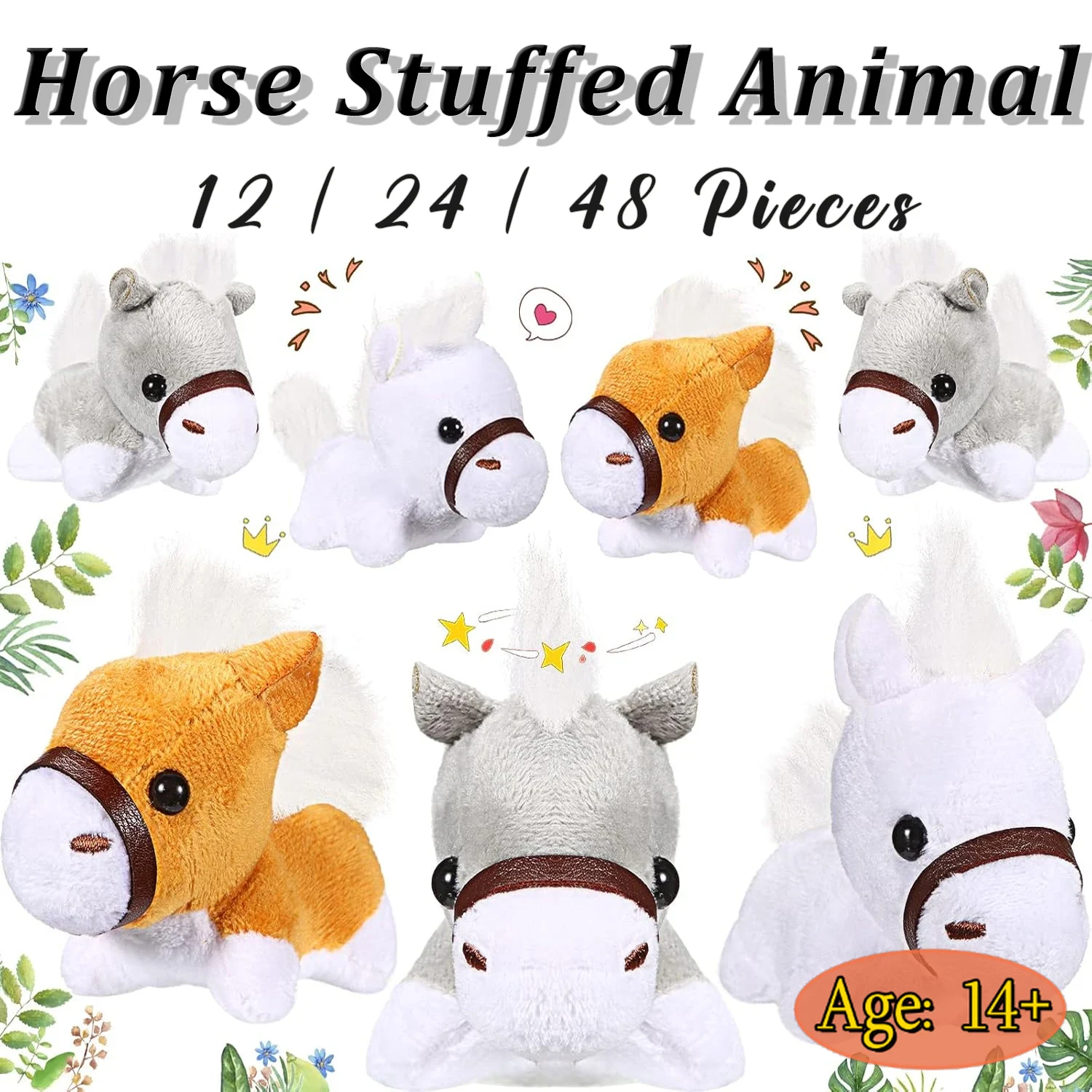 12-48 pezzi cavallo farcito an - Kids Toys Horse recensione e prezzo