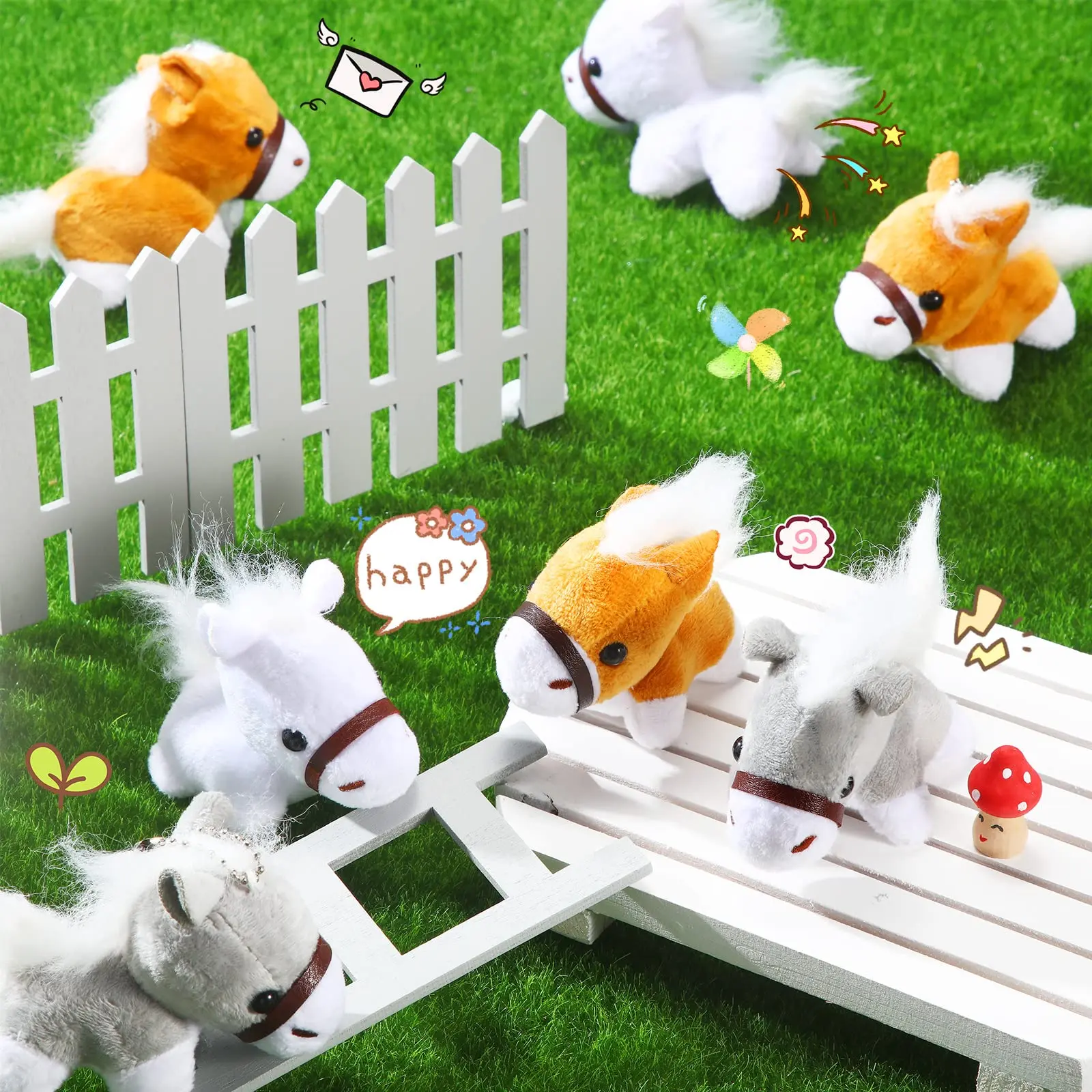 12-48 pezzi cavallo farcito an - Kids Toys Horse recensione e prezzo