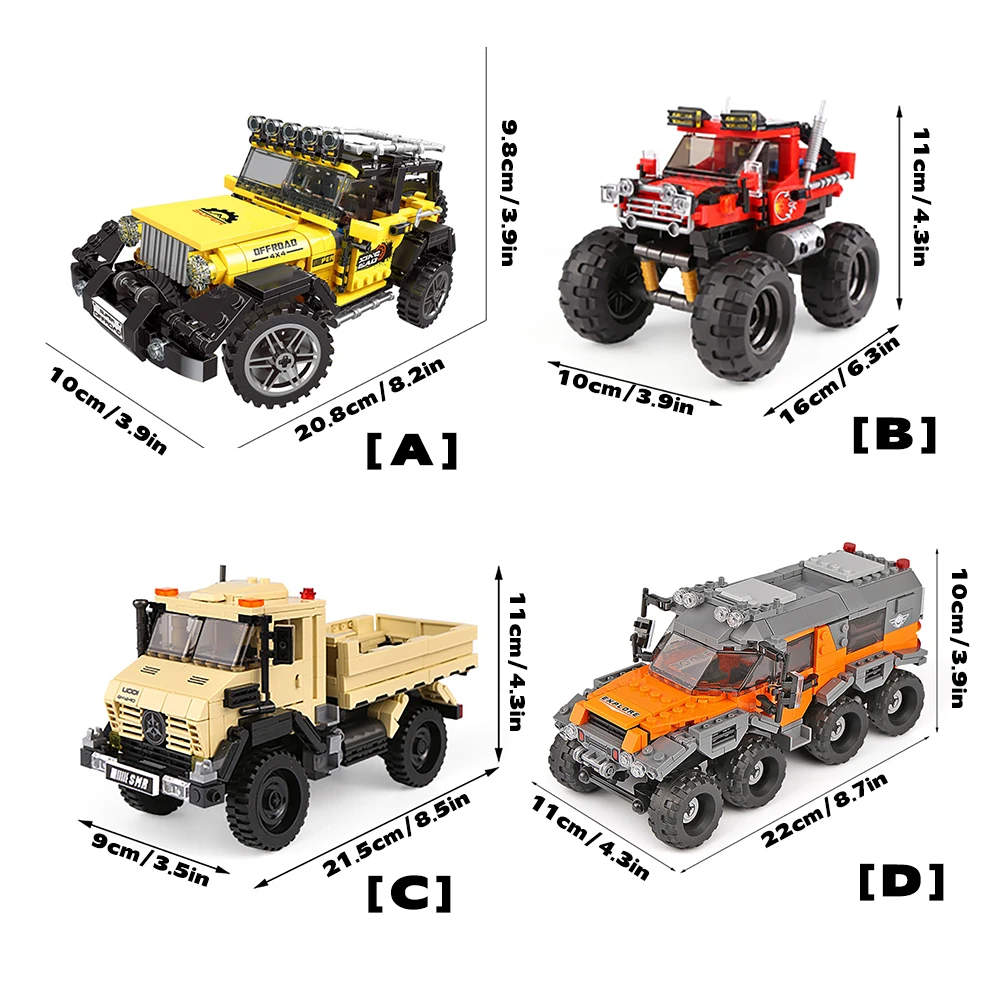 Set di blocchi di costruzione  - Kids Toys Jeep recensione e prezzo