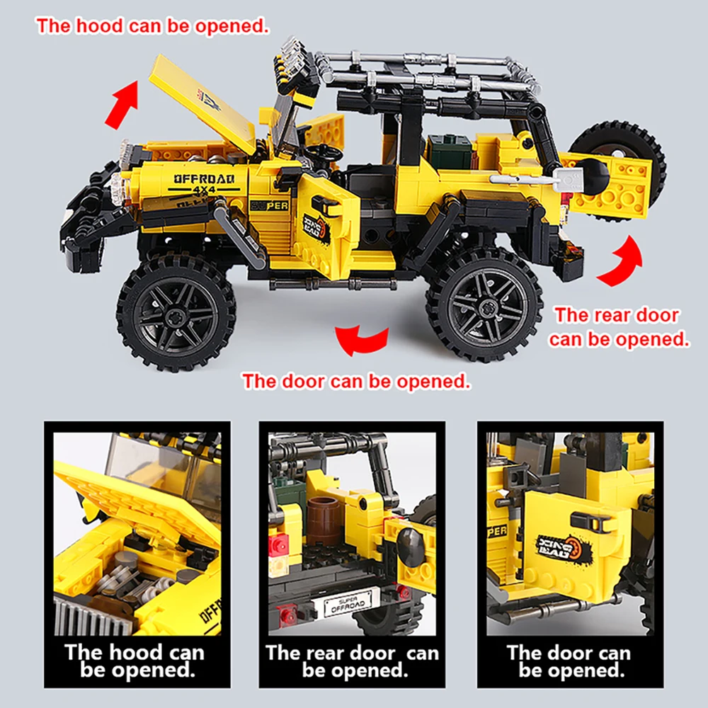 Set di blocchi di costruzione  - Kids Toys Jeep recensione e prezzo